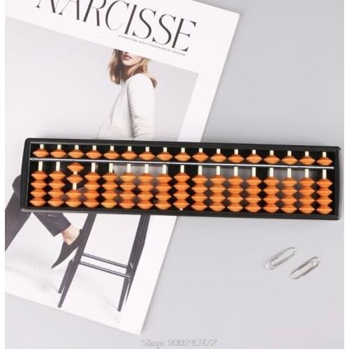 17 Digit Rods Standard Abacus Soroban Chinese Japanese Calculator Counting Tool Mathematics Beginners D08 20 Dropship