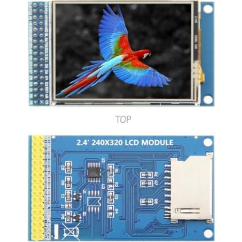 2.4 inch 34PIN TFT LCD RGB 65K Color Touch Screen with Adapter Board ILI9341 Drive IC 16Bit Parallel Interface 240*320