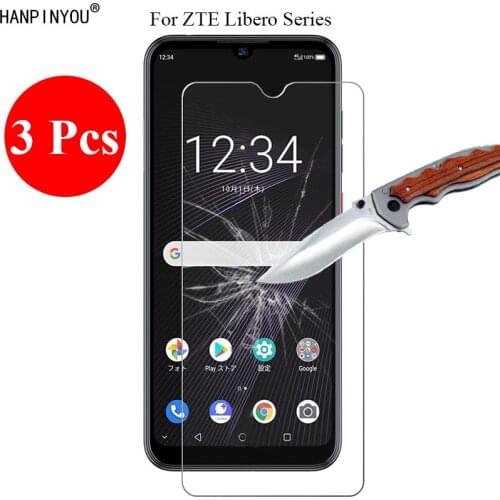 3 Pcs/Lot New 9H 2.5D Tempered Glass Screen Protector For ZTE Libero 3 Libero3 5G Protective Film + Clean Tools
