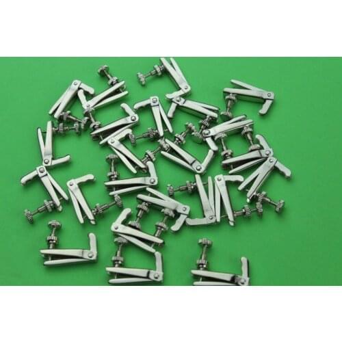 30pcs high quality 4/4 white nickel violin plated string fine tuners, Violin Parts