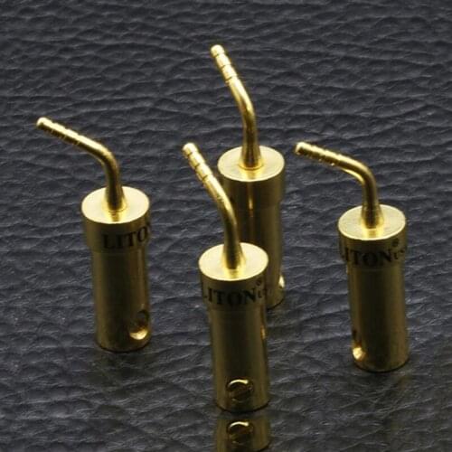 4pcs Hifi Banana Plug Gold Plated Speaker Cable Pin Angel Wire Screws Lock Connector For Musical HiFi Audio