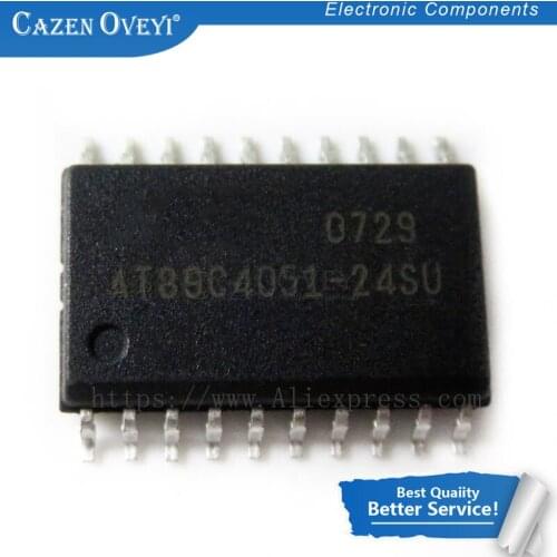 5pcs/lot AT89C4051 AT89C4051-24SU AT89C4051-24SI SOP20 In Stock