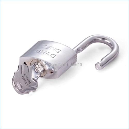 6 pieces 40mm high quality chrome plated keyed differently outdoor cabinet padlock