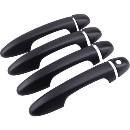Beler 8Pcs Side Door Handle Cover Trim Decoration Fit for Toyota Tacoma 2016 2017 2018 2019 2020 Car Styling