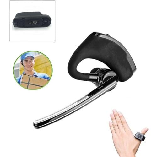 HB8668 PTT Mic Bluetooth Headset For Motorola P8668 P8668i GP328D GP338D P8200 P8260 Wireless Walkie Talkie Earphone Adapter