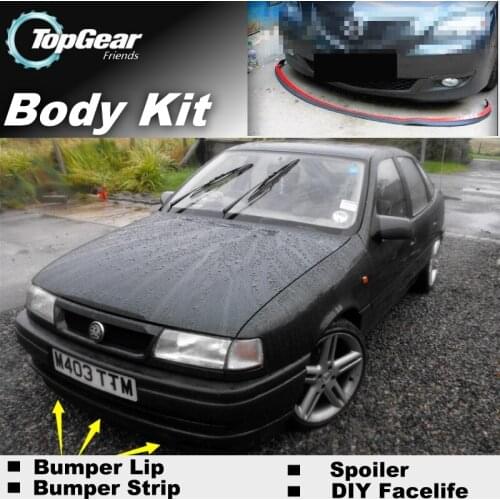 Bumper Lip Deflector Lips For Vauxhall Cavalier Front Spoiler Skirt For TG Friends Car to View Tuning / Body Kit / Strip