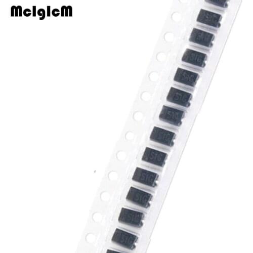 MCIGICM Schottky diode SS12 SS14 SS16 SS24 SS210 SS34 SS36 SS54 SS510 DO-214AC DO-214AB DO-214AA