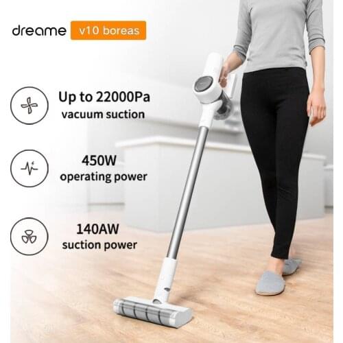 Global Version Dreame V10 Handheld Wireless Vacuum Cleaner Portable Cordless Cyclone Filter Carpet Dust Collector Carpet Sweep
