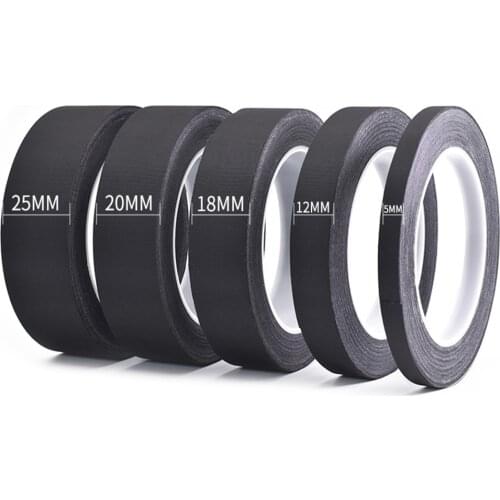 1PCS Black Acetic Acid Adhesive Tape Flame Retardant High Temperature Insulating Acetate Cloth Tape For LCD Repairing