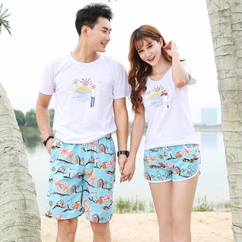 1 pcs Beach pants mens summer quick-drying beach pants beach seaside vacation quick-drying shorts couple beach pants