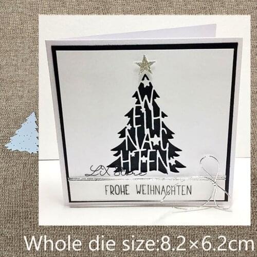 New Design Craft Metal Cutting Die die cuts Star christmas tree decoration scrapbook Album Paper Card Craft Embossing die cuts