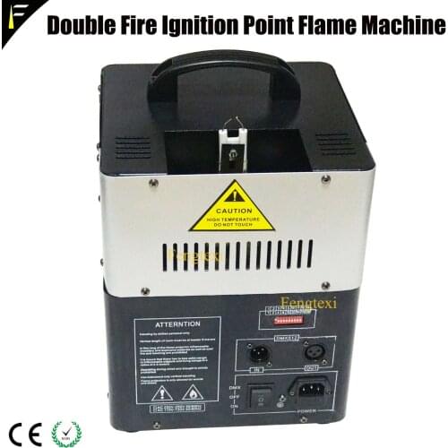 Dj Club Show Double Valve Ignition Point Flame Fire Machine DMX 512 Fire Cloud Effect Compact Device about 10ft Flame Projector
