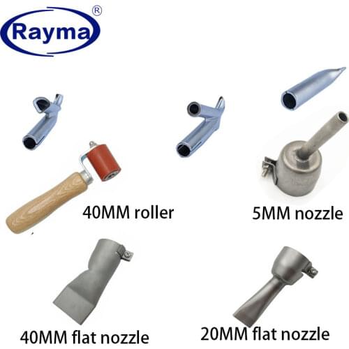 Free shipping welding nozzle and pressure roller for TRAC S hot air welder high quality