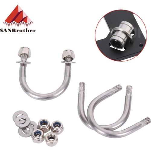 3Sets U-bolts For Holding LM8UU MK2S Y-carriage For Prusa i3 3D Printer Spare Parts