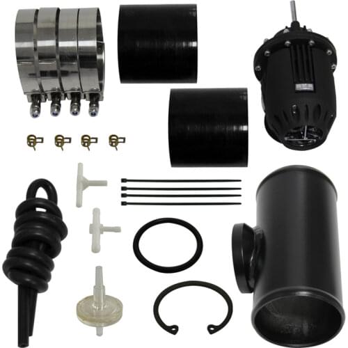 Universal SQV SSQV Turbo Blow Off Valve Bov IV 4 +2.5" / 2.75" /3" Flange Adapter Piping Tube Pipe B