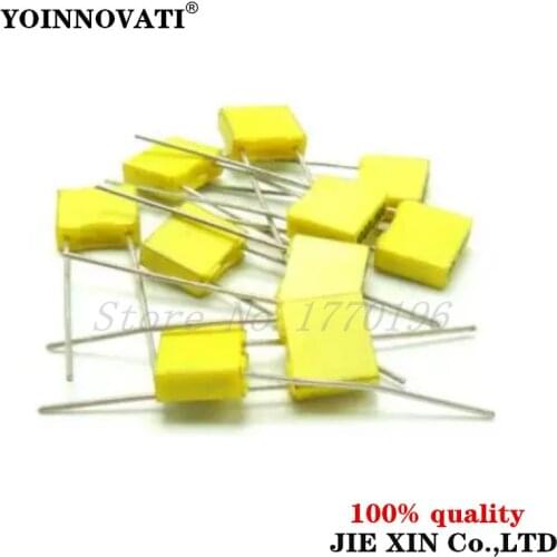 20PCS Polypropylene Film capacitor 100V 154J100 224J100 334J100 474J100 225J100 63V 153J/124J/105J 0.15/0.22/0.33/0.47/1UF/15NF