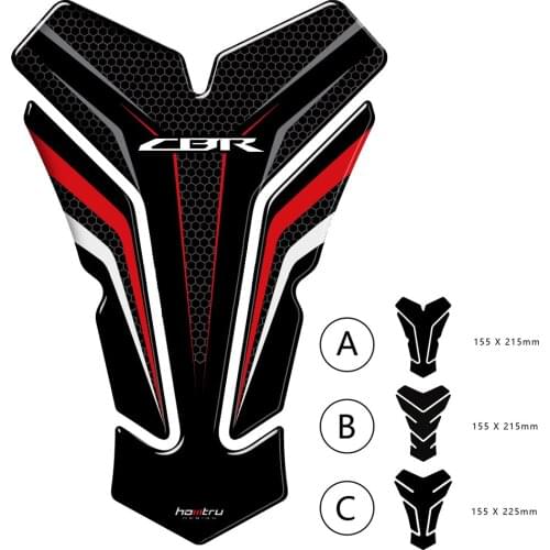 3D Motorcycle Tank Pad Protector Decal Stickers Case For Honda CBR Tankpad CBR500 CBR600RR CBR900RR CBR1000RR CBR250 CBR300