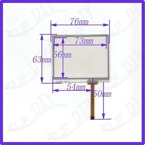 ZhiYuSun AI 2783 3.5inch 4 lines Resistance screen 76*63mm touch screen panel this is compatible 76mm*63mm