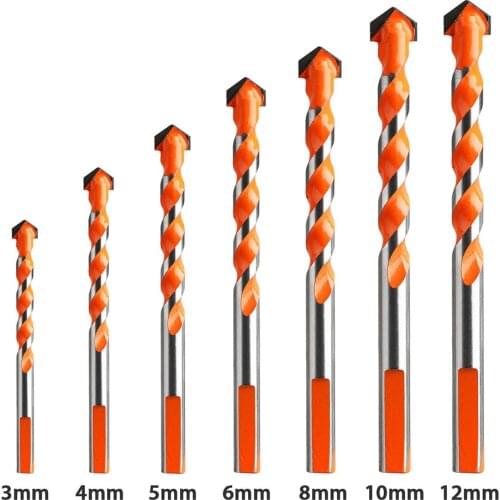Construction Drill Bit Multi-Functional Bits Set For Glass Ceramic Tile Concrete Brick Metal Marble Wood Hole Opener