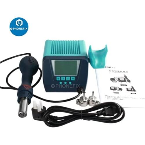 550W Bakon Bk880 Hot Air Gun LED Digital BGA Rework Lead-free Soldering Station SMD Desoldering Station Temperature Adjustable