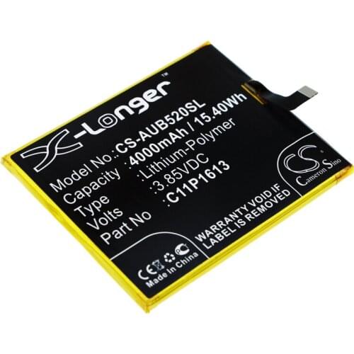 Cameron sino battery for Asus 4 Selfie Lite Dual SIM LTE, ZB520KL, ZenFone 4 Selfie Lite，C11P1613