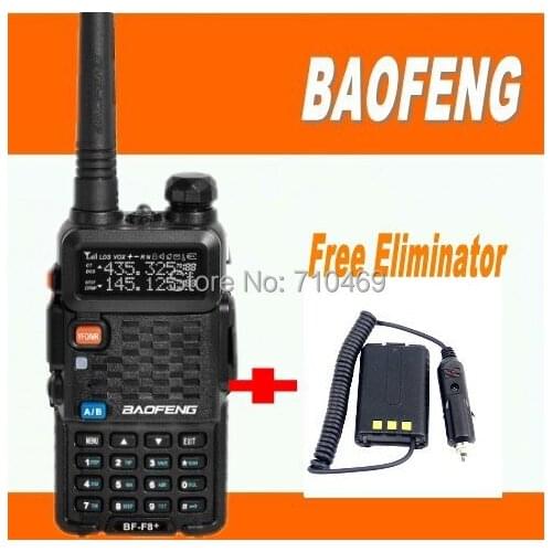 DHL freeship+2pcs Baofeng BF-F8+walkietalkie 5W dual band vhf uhf Handheld Portable radio Two way Radio baofeng+Free eliminator