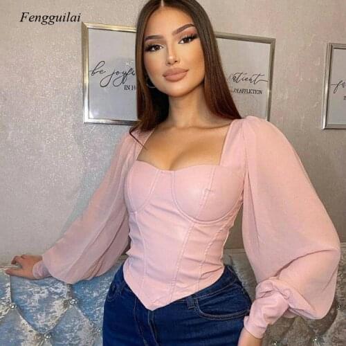 Женские укороченные футболки Fengguilai China At AliExpress