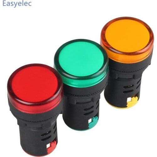 Indicator AD16-30D/S LED 22DS Signal Light 12V 24V 110V 220V Pilot Lamp Switch