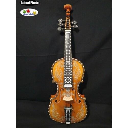 Beautiful drawing,inlay and the carving SONG Brand maestro 5strings 4/4 violin