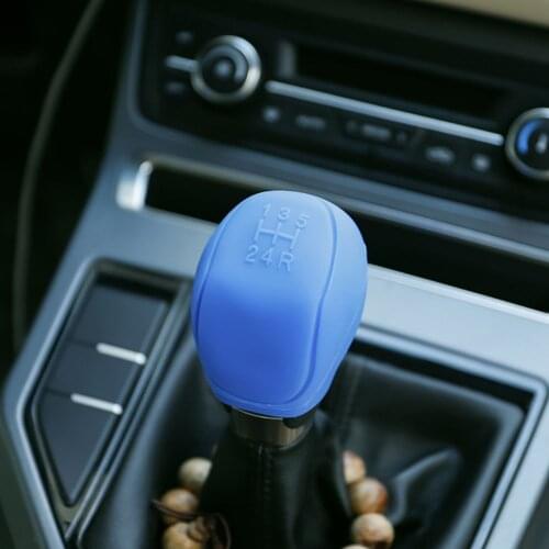 Car-styling Universal Grips Case Silicone Cover Car Handbrake Gear Head Shift Knob for Ford Focus Interior Decoration