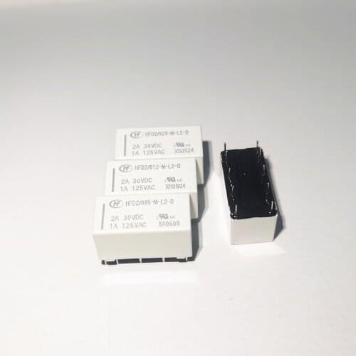 2PCS/lot Magnetic latching relay HFD2/005-M-L2-D HFD2-005-M-L2-D HFD2-012-M-L2-D HFD2-024-M-L2-D 10pin 5V
