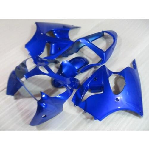 Injection mold Fairing kit for KAWASAKI Ninja ZX6R 00 01 02 ZX 6R 2000 2001 2002 Blue Motorcycle Fairings set+gifts KF02