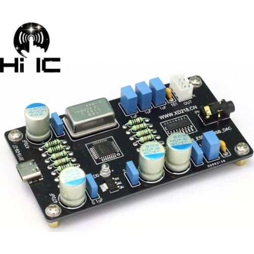 Olive PCM2706 ES9023 USB Audio DAC Sound Card Decoder Board HI-FI Zero Noise I2S Decoding