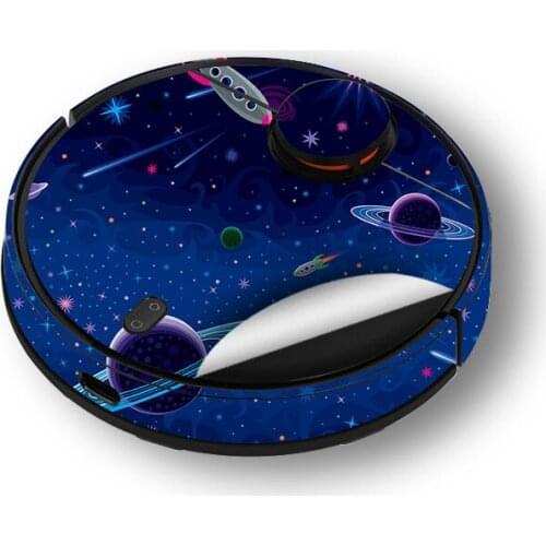 Provide Customized Space Universe Sticker Decal for xiaomi Robot Mijia Robotic Styj02ym Mop Pro Vacuum Cleaner Skin Spare Part