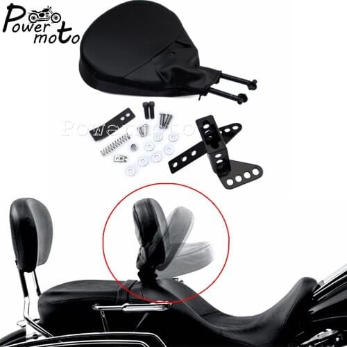 Motorcycle Adjustable Driver Rider Backrest Back Seat Backrest For Harley Touring Road King Road Glide Street Glide 1988-2008