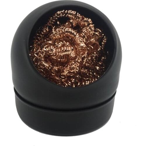 Welding Soldering Solder Iron Tip Cleaner Cleaning Steel Wire With Stand Set Cleaning Soldering Stand Adjustable+10pcs Sponge