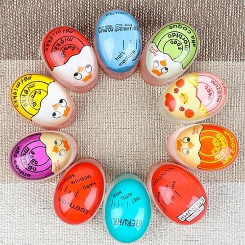 Egg Timer Color Changing Timer for Kitchen Tools Gadgets Egg Cooker Helper Yummy Soft Hard Boiled Eggs Cooking