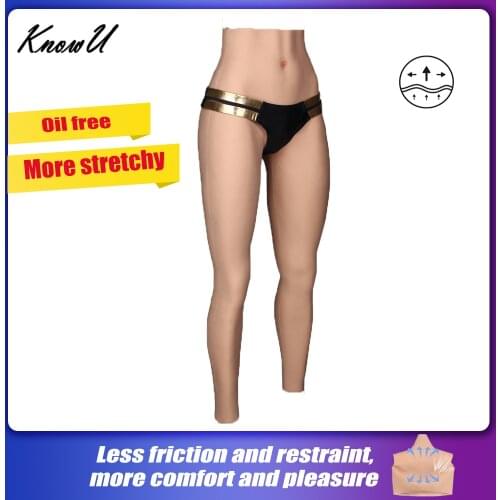 KnowU Crossdresser Vagina Pants Silicone Shemale No Oil Upgraded Transgender Tgirl