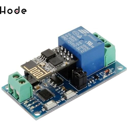 DC 12V ESP8266 2 Bit WIFI Relay Module IOF Intelligent Home Mobile APP Remote Control Switch For Smart Home IOT Transmission