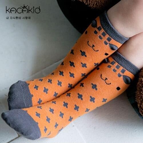 KACAKID Children Stockings Animal Pattern Unisex Baby Children Boy Girl Stockings Cotton Anti-slip Kid Children Stockings Ka1220