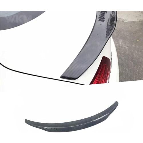 For Benz CLA Class W117 CLA180 CLA200 CLA260 CLA45 AMG 2013 - 2019 Carbon Fiber Rear Trunk Sp Car Wing Spoiler Boot Lid FRP