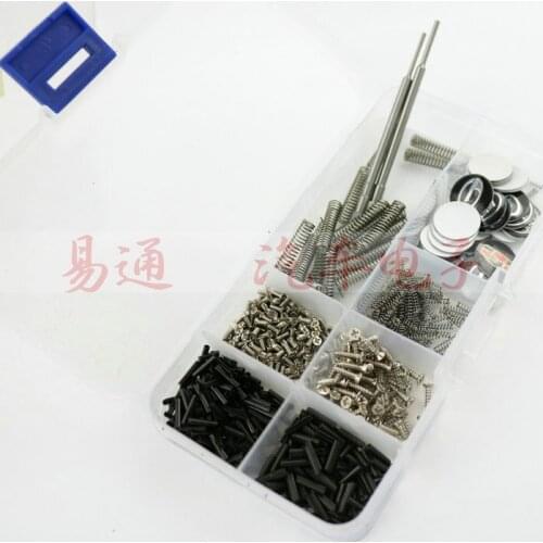 For Flip Key Transponder Keys For Remote Key Mounting Bolt Key Screw And Spring Key Emblem button Sticker