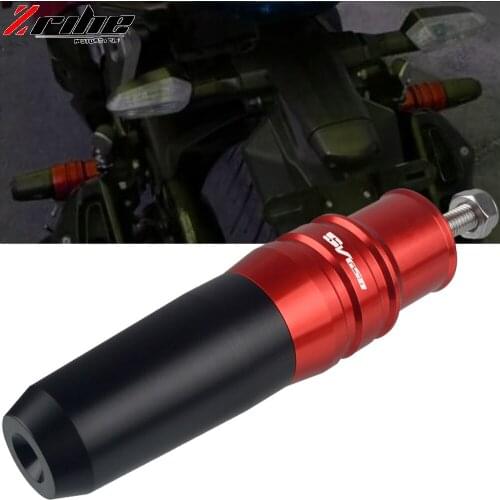 For Suzuki SV650 SV 650 1999 2000-2018 SV650X 2018-2020 Motorcycle CNC Crash Pads Exhaust Slider Crash Protector with SV650 logo