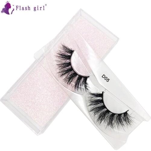 Flash Girl D 05 The Newest 10 Style Good Quality 3D Individual Natural Thick Fake Eyelashes