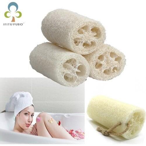1pc/3pcs Hot Sale Bath Body Shower Sponge Scrubber Natural Loofah Luffa Loofa Bathing Massage Body Sponge Scrubber ZXH