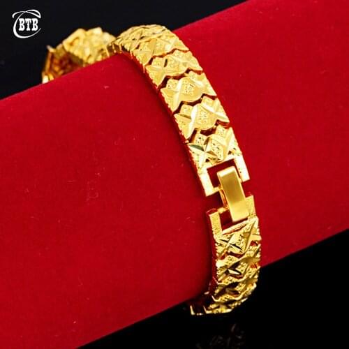 Islamic Muslim Fashion Women Watch Chain African Luxury Bride Gold Bracelet Wedding Jewelry Accessories Party Holiday Gift