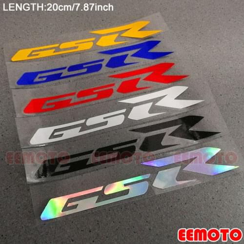 Motorcycle body Wheel Rims Fairing Helmet Tank Pad Label logo reflective Stickers Decals For SUZUKI GSR 250 600 750 1000