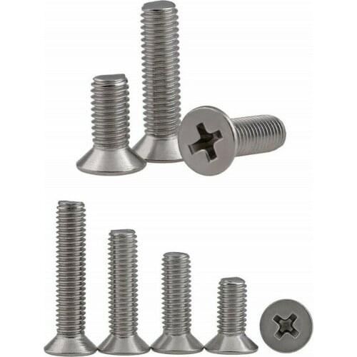 M2 M2.5 M3 316 stainless steel exlong version cross-flat head screw accessories