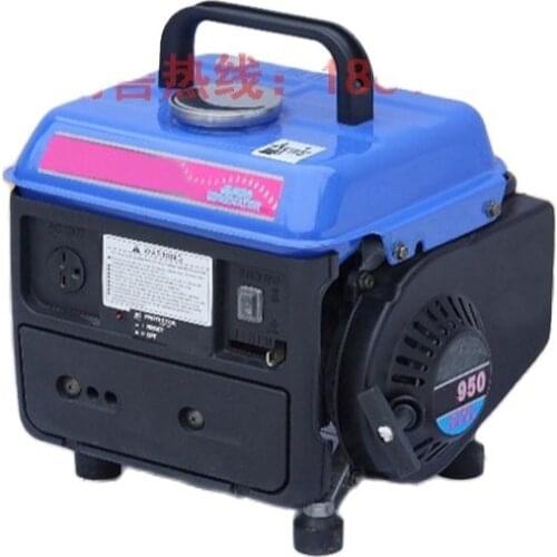 220V Small Gasoline Generator 1000W Frequency Conversion Motorhome Silent Copper Electric Vehicle Extended Two-stroke