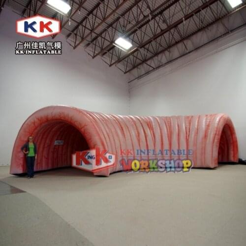 Indoors display inflatable giant medicine tunnel tent Portable inflatable ergonomic channel tent